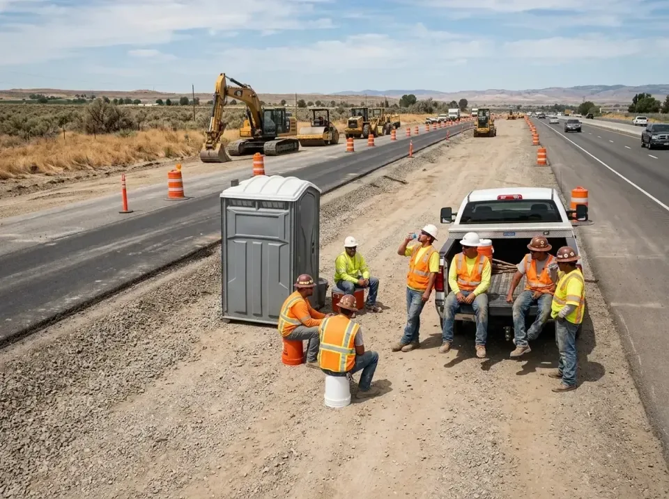 highway-road-construction-crew-007 — frequently asked questions, Porta Potty and Restroom Rentals in Sherrelwood, CO